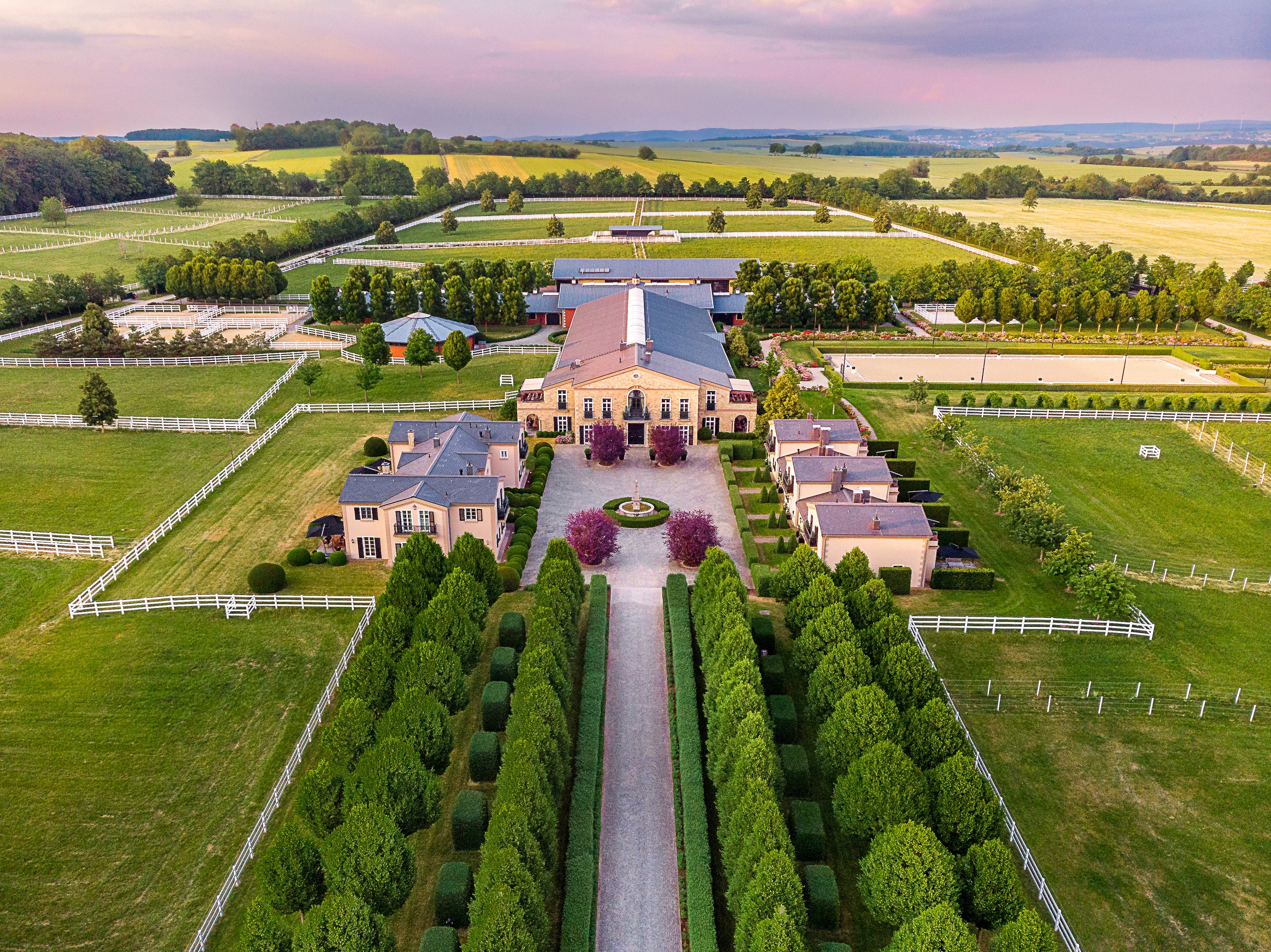 Land of Horses—Gestüt Peterhof, an internationally respected dressage stable and stud farm on Germany’s Moselle River, hits the market
